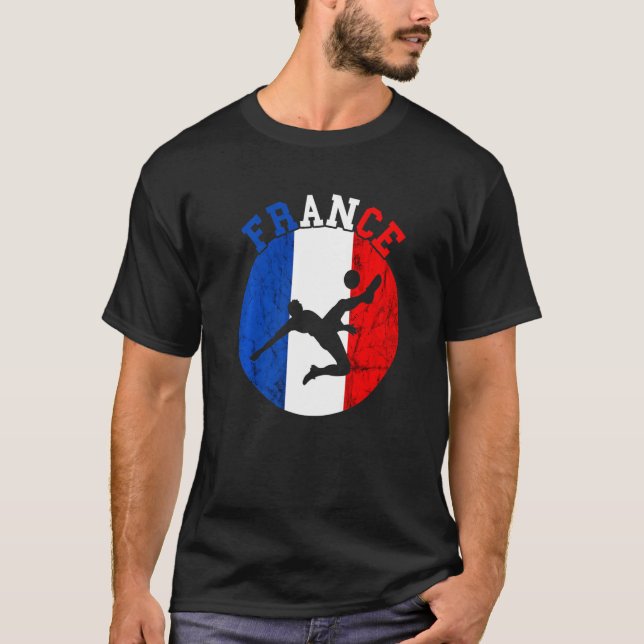 Camiseta Frenc Francia, equipo de fútbol (Anverso)