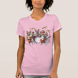 Camiseta French Bulldog banda de música Bulldogs Franceses