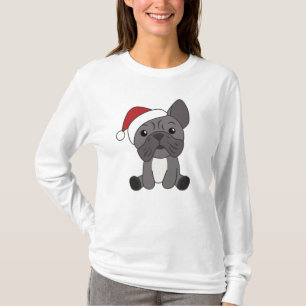 Camiseta French Bulldog Christmas Snow Winter Animals