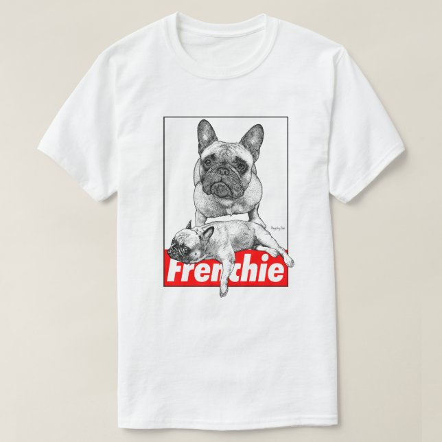 Camiseta French Bulldog Duet (Diseño del anverso)