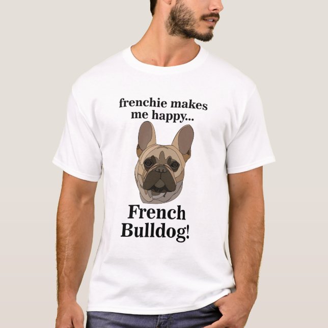 Camiseta French Bulldog Face Dog Lover (Anverso)