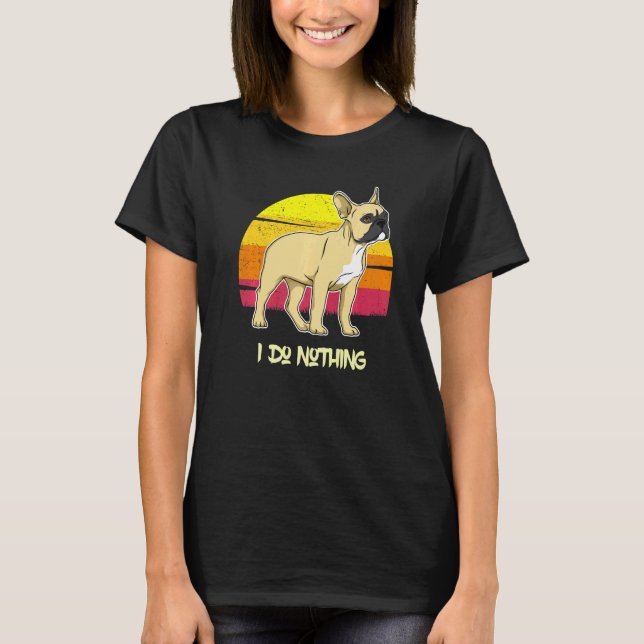 Camiseta French Bulldog Frenchie Sunset  84 (Anverso)