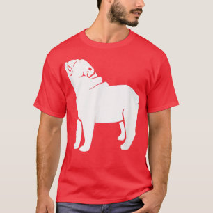 Camiseta French Bulldog Looking Up Dog Pet Gift T-Shirt