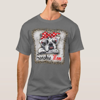 Camiseta French Bulldog Lover Dad Mom, Boy Girl Leopard Che