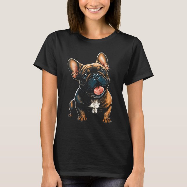 Camiseta French Bulldog Puppy Power (Anverso)