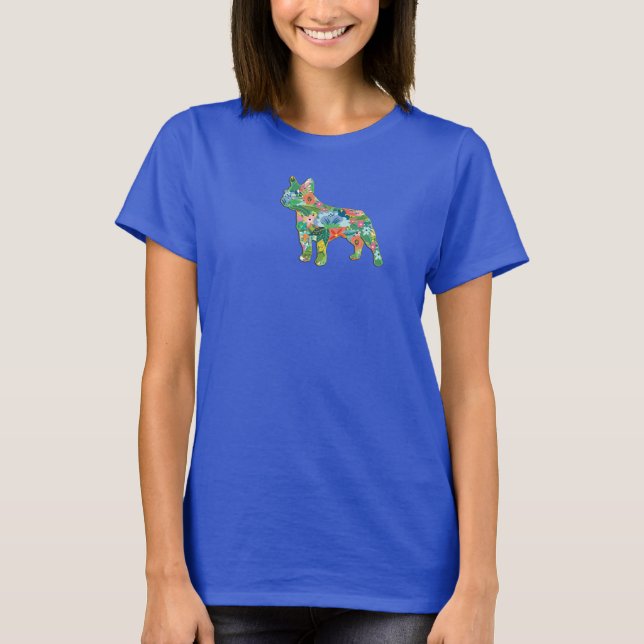 Camiseta French Bulldog Silhouette  (Anverso)