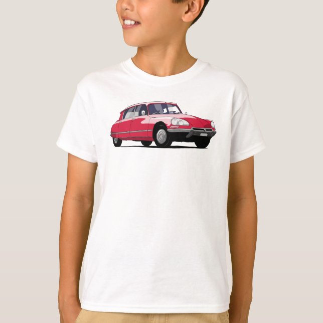 Camiseta French Car Citroen DS Classic Car (Anverso)