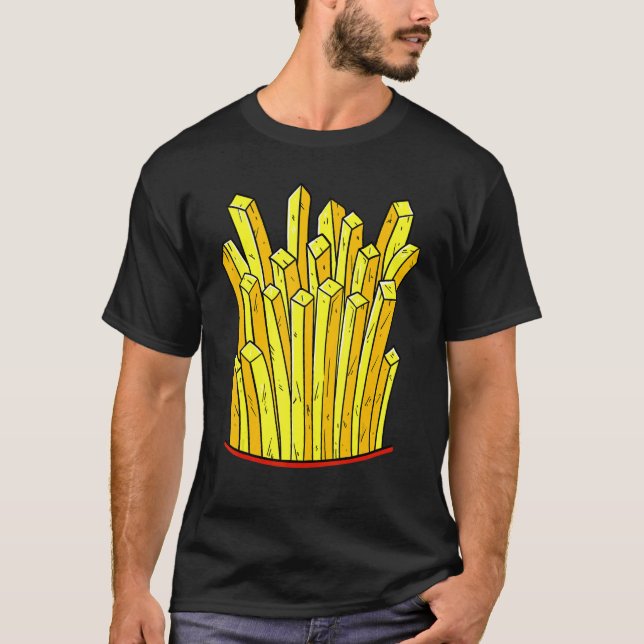Camiseta French Fries Costume  Fast Food French Fry (Anverso)