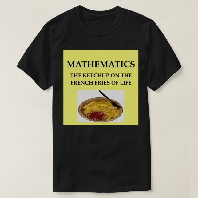 Camiseta French Fries Joke 14 (Diseño del anverso)