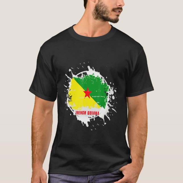 Camiseta French Guiana Splash (Anverso)