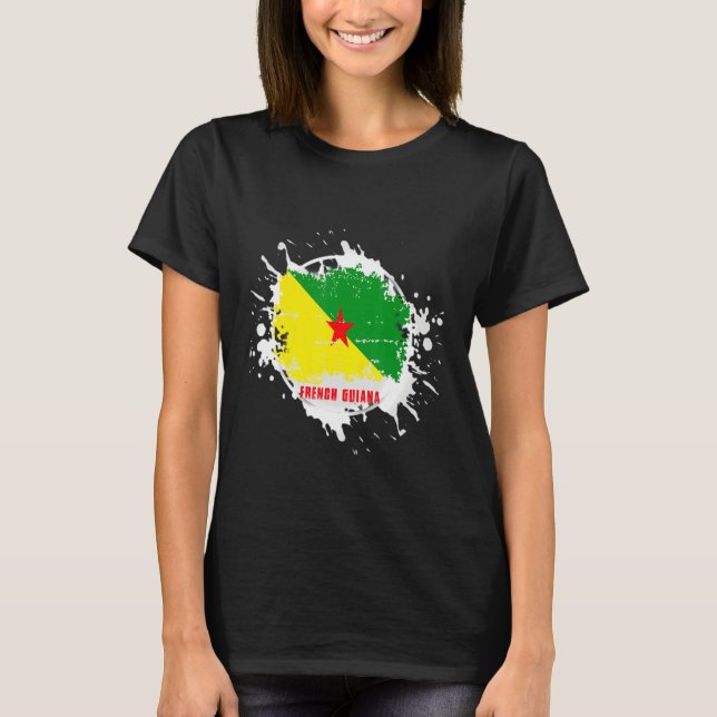 Camiseta French Guiana Splash (Anverso)
