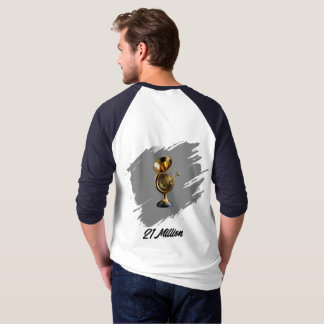 Camiseta French horn Bitcoin 0121Million van HOB 02