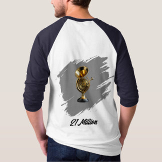 Camiseta French horn Bitcoin 21 Million