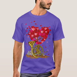 Camiseta French Horn Music Lover Heart Shape French Horn Va