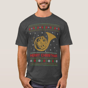 Camiseta French Horn Music Lover Lighting French Horn Ugly 