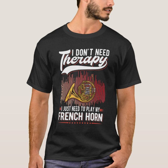 Camiseta French Horn Therapy French Horn Player 1 (Anverso)