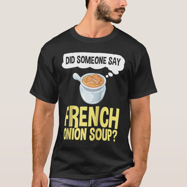 Camiseta French Onion Soup Recipe Mix Bowl Japanese Cheese  (Anverso)
