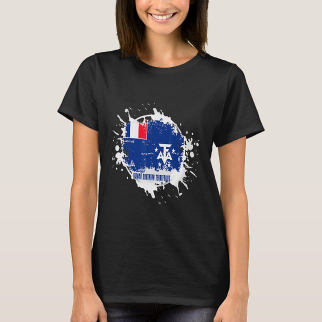 Camiseta French Southern Territories Splash (Anverso)
