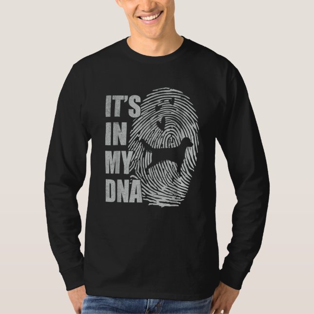Camiseta French Spaniela DNA Dog Mom Dad Dog (Anverso)