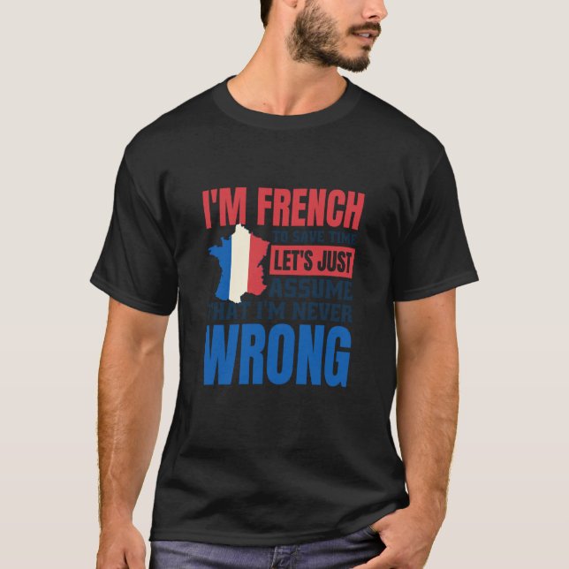 Camiseta French Speaker Quote for France Language (Anverso)