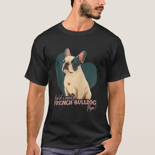 Camiseta Frenchbulldog Con Corazón Decoración Frenchia Dogm (Anverso)