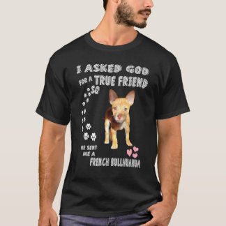 Camiseta Frencheenie Dog Mom Chibull Dad Imprime bullh fran
