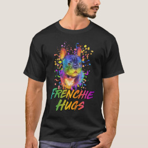 Camiseta Frenchie abrazo Bulldog francés Humor Perro francé