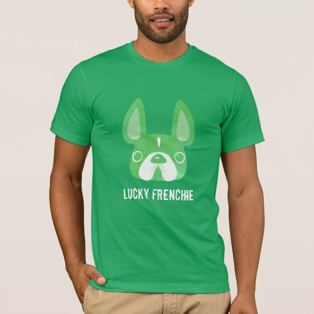 Camiseta Frenchie afortunado (Anverso)