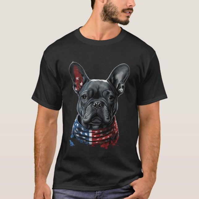Camiseta Frenchie American (Anverso)
