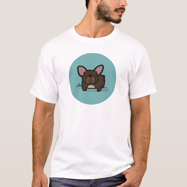 Camiseta Frenchie Brindle (Anverso)