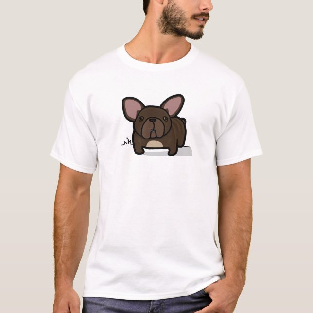 Camiseta Frenchie Brindle (Anverso)