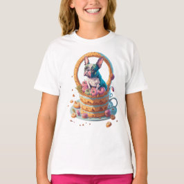 Camiseta Frenchie Cake Break - bulldog francés en una torta