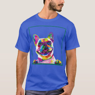 Camiseta Frenchie colorido