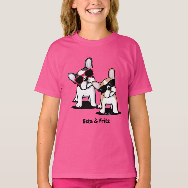 Camiseta Frenchie Duo KiniArt (Anverso)