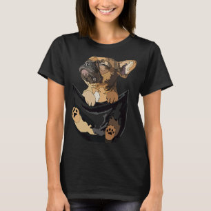 Camiseta Frenchie En Pocket Bulldog Francés Mamá Papá Perro