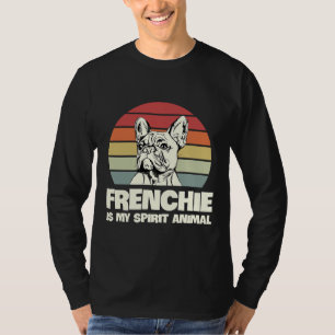 Camiseta Frenchie es mi animal espiritual para un propietar