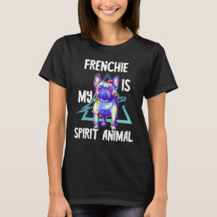 Camiseta Frenchie es mi espíritu Animal Splash Bulldog fran