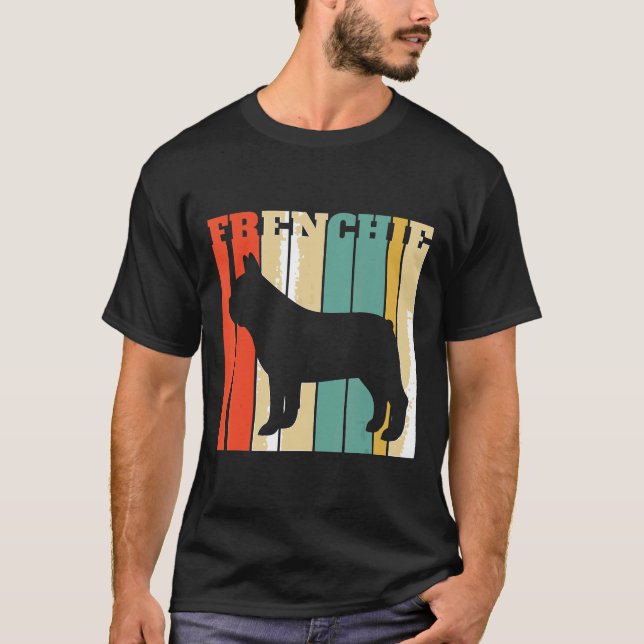 Camiseta Frenchie Frenchie Bulldog francés Retro (Anverso)