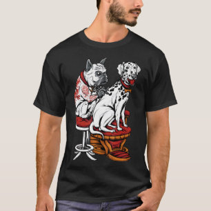 Camiseta Frenchie Frenchie Pug Dalmatian Bulldog francés T