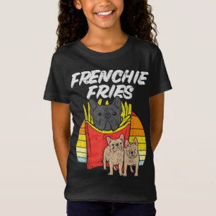 Camiseta Frenchie Fries Bulldog francés gracioso perro Masc