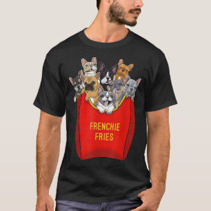 Camiseta Frenchie Fries Bulldog Francés Perro Mamá Perro Pa