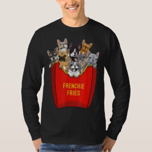 Camiseta Frenchie Fries Bulldog Francés Perro Mamá Perro Pa