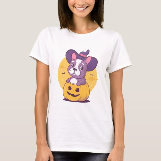 Camiseta Frenchie Halloween (Anverso)
