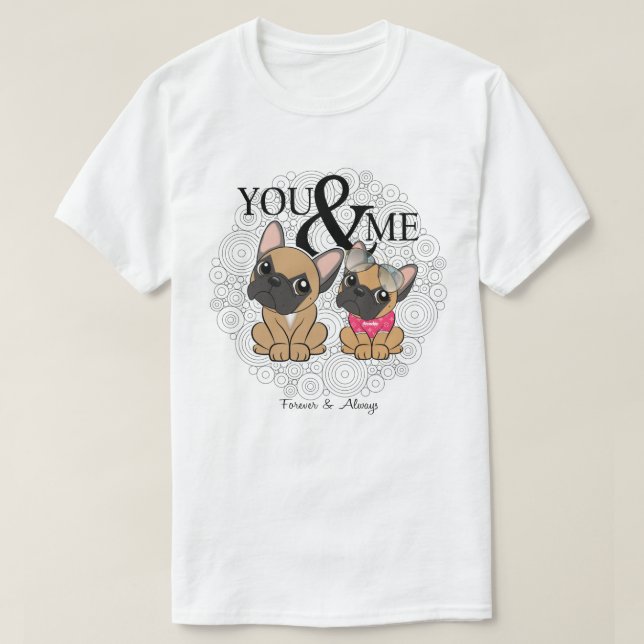 Camiseta Frenchie lovers (Diseño del anverso)