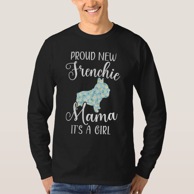 Camiseta Frenchie Mama Bulldog Flower (Anverso)