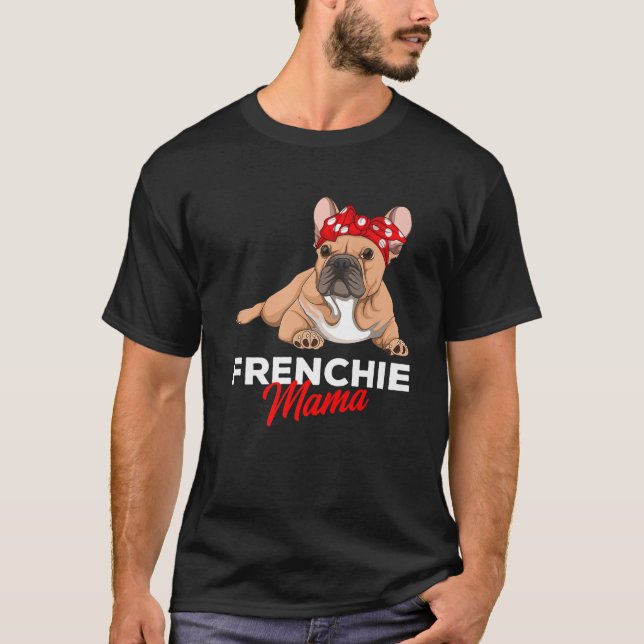 Camiseta Frenchie Mama Cute Gi (Anverso)