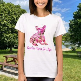 Camiseta Frenchie Mamá de por Vida French Bulldog Peonía