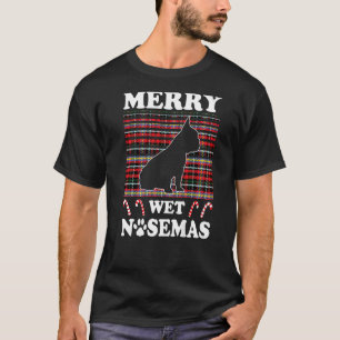 Camiseta Frenchie Merry Wet Nosemas Navidades Bulldo Francé