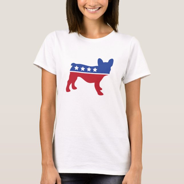 Camiseta Frenchie político (Anverso)