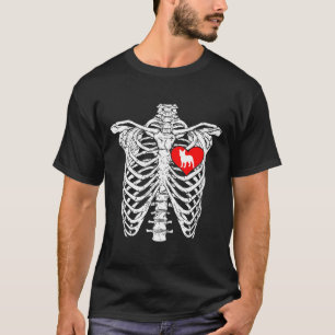 Camiseta Frenchie Ropa de esqueleto jaula Bulldog francés H